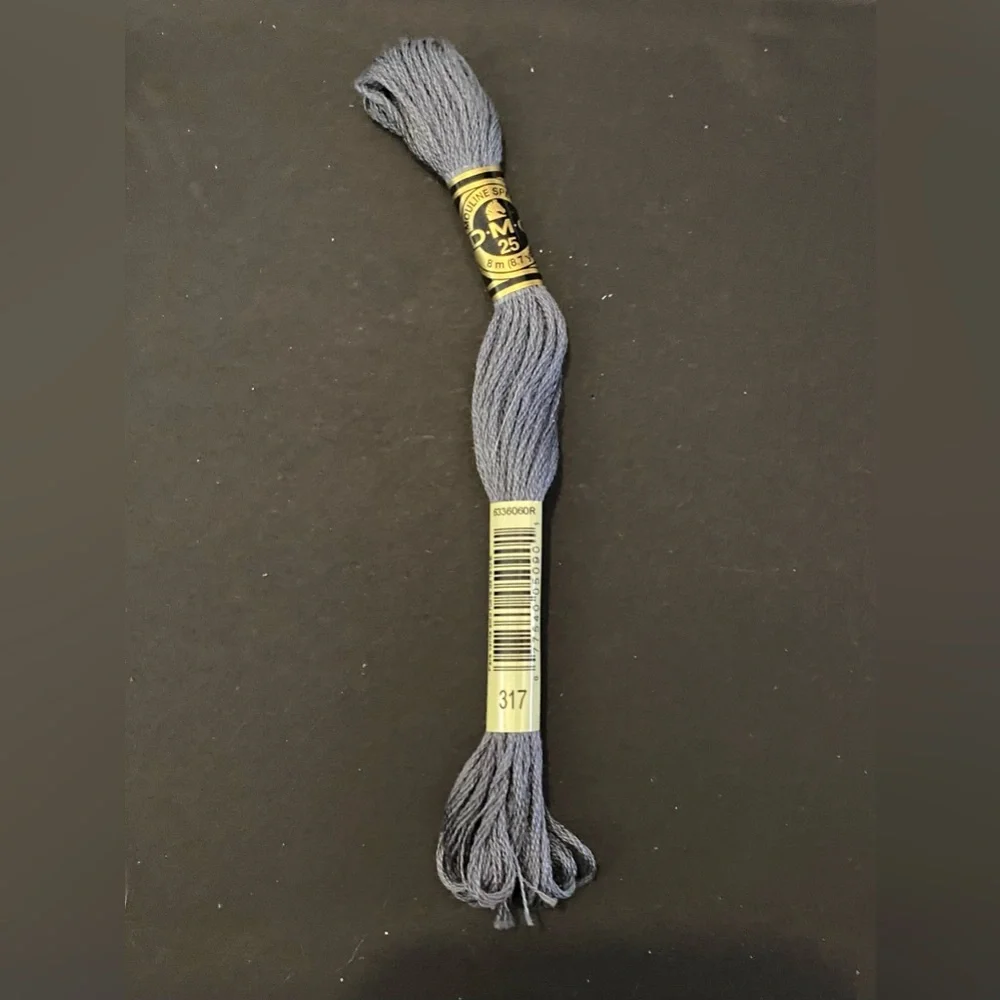 DMC Embroidery Floss In Grey New